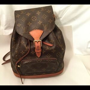 VINTAGE LOUIS VUITTON BACKPACK HAND BAG MONOGRAM
